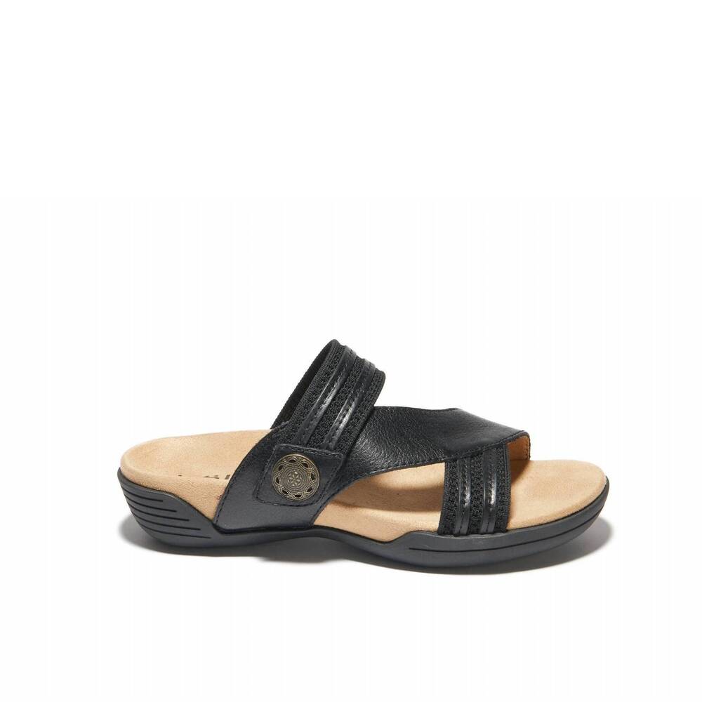 NEW HALSA FOOTWEAR women's desiree sandal in black